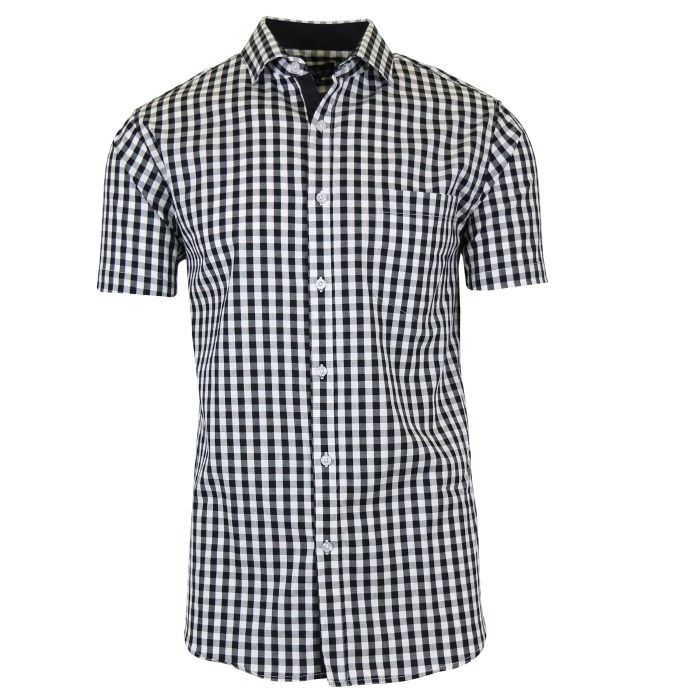 Mens short sleeve striped dress shirts