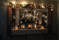 How to decorate window with christmas lights