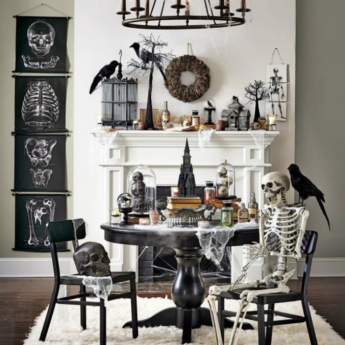 How to decorate living room for halloween