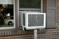 How to decorate a window air conditioner