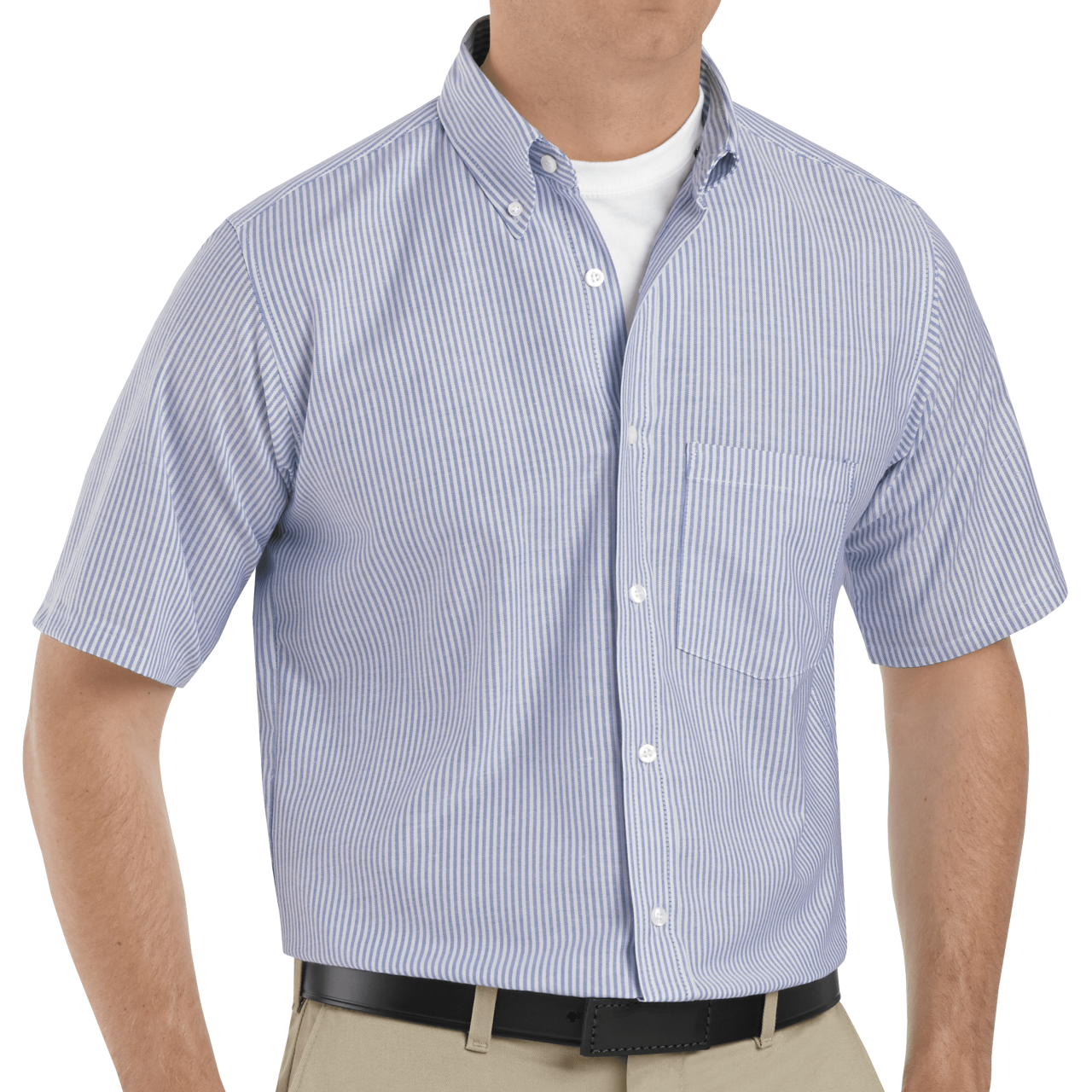 Mens short sleeve striped dress shirts