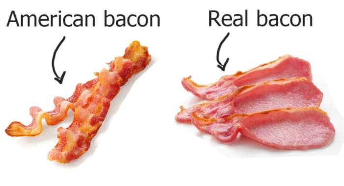 How to cook bacon american style