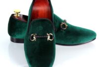 Mens emerald green dress shoes