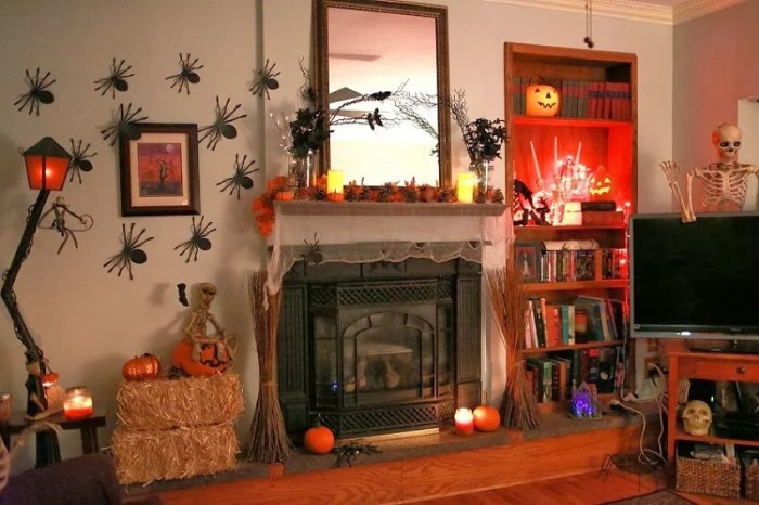 How to decorate living room for halloween