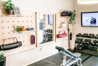 How to decorate a home gym room