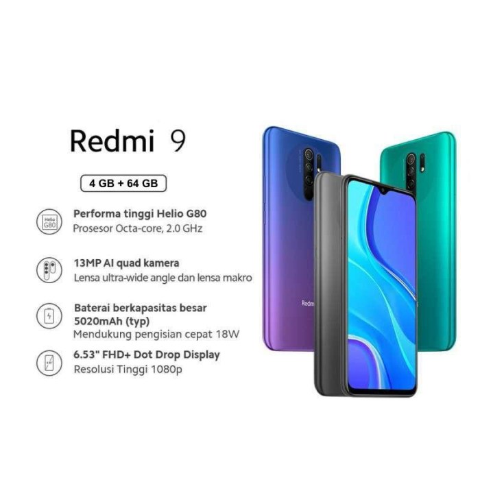 Harga hp xiaomi note 9