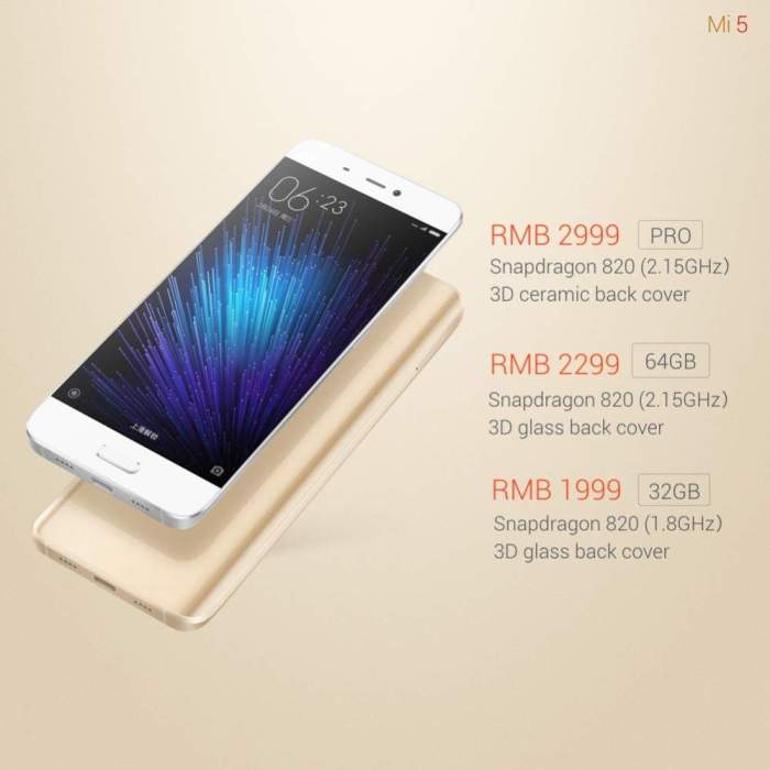 Harga hp xiaomi 5 pro