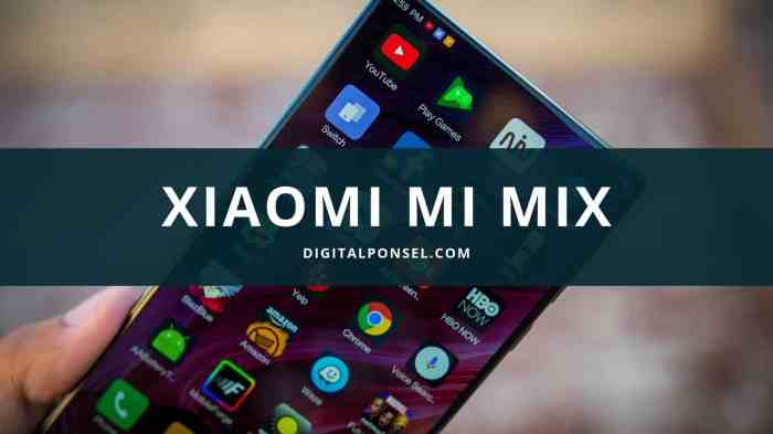 Harga hp xiaomi mi mix 2018