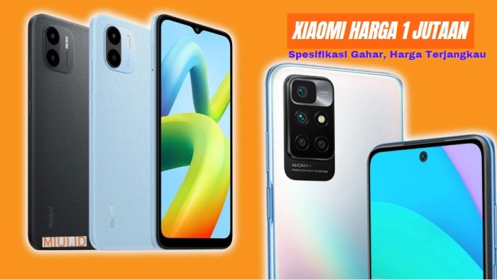 Harga hp xiaomi paling murah dibawah 1 juta