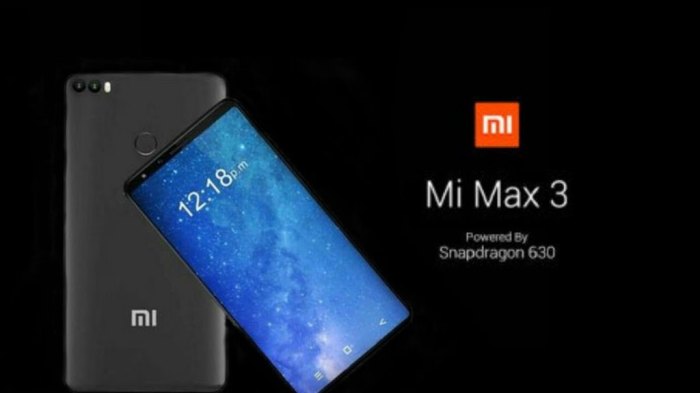 Harga hp xiaomi mi max 3